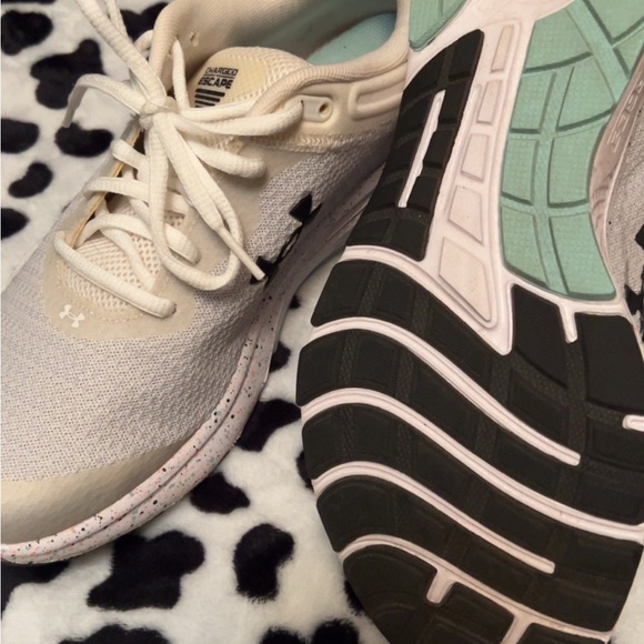 Under Armour Women's White Athletic Shoes - Picture 4 of 4